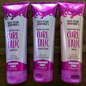 NEW Not Your Mother's Curl Talk Bond Building Shampoo Conditioner Mask Trio